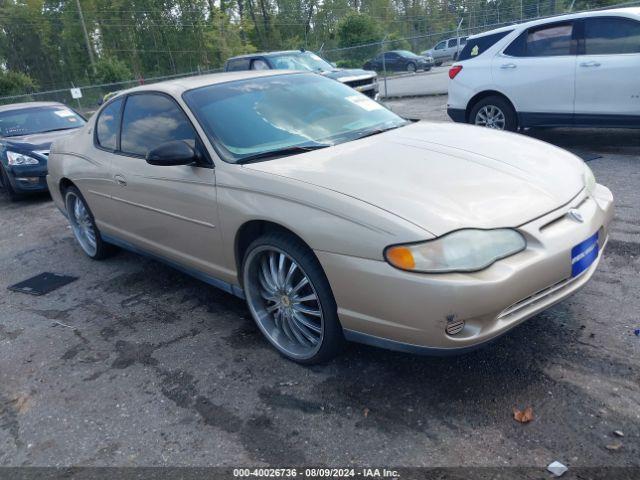  Salvage Chevrolet Monte Carlo