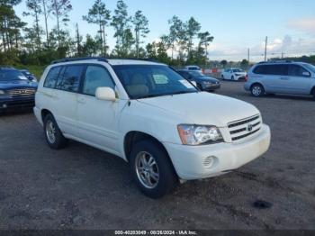  Salvage Toyota Highlander