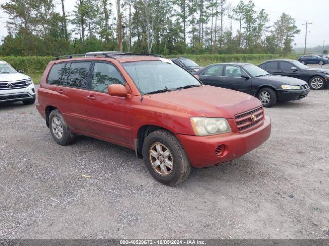  Salvage Toyota Highlander