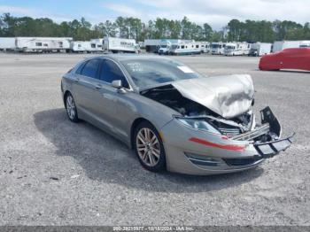  Salvage Lincoln MKZ Hybrid