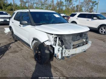  Salvage Ford Police Interceptor Utilit