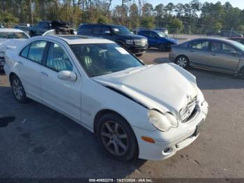  Salvage Mercedes-Benz C-Class