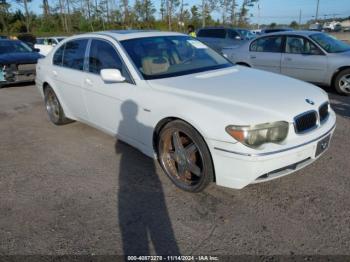  Salvage BMW 7 Series