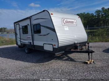  Salvage Coleman Travel Trailer