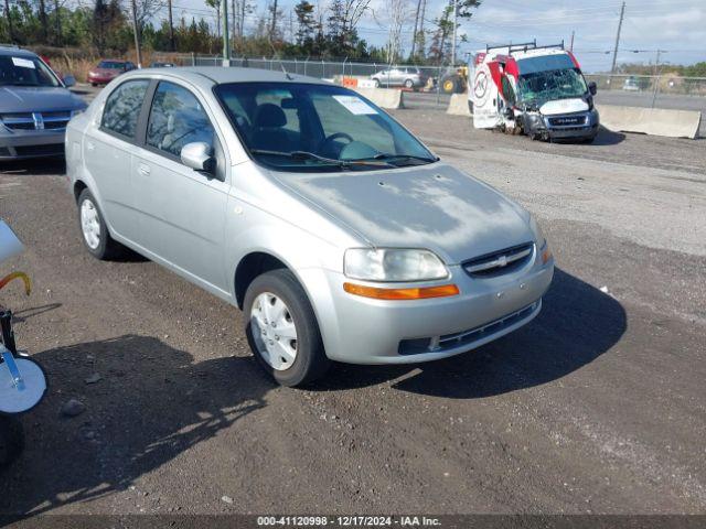  Salvage Chevrolet Aveo