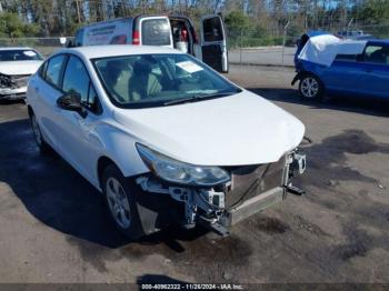  Salvage Chevrolet Cruze