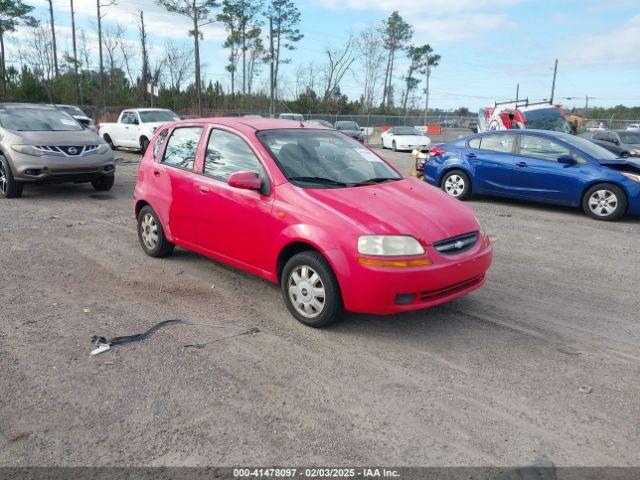  Salvage Chevrolet Aveo