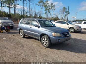  Salvage Toyota Highlander