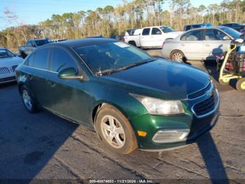  Salvage Chevrolet Cruze