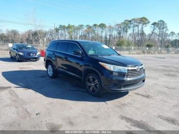  Salvage Toyota Highlander