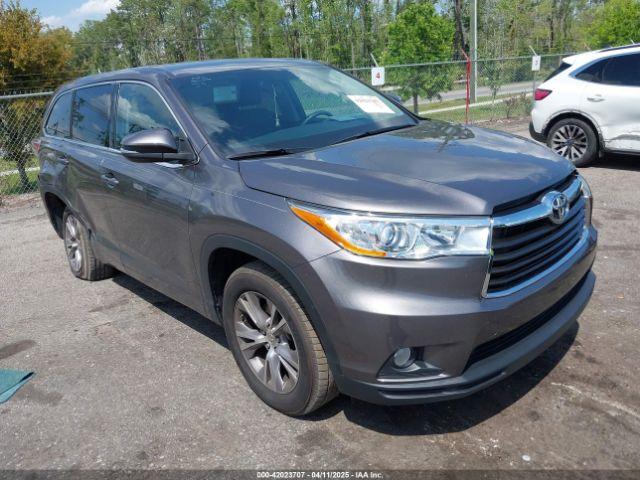  Salvage Toyota Highlander