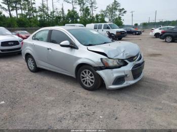  Salvage Chevrolet Sonic