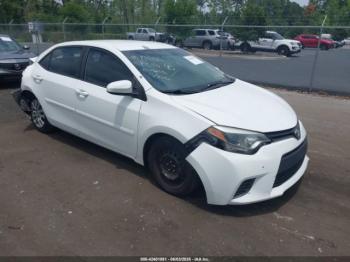 Salvage Toyota Corolla