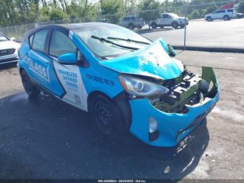  Salvage Toyota Prius c