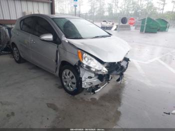  Salvage Toyota Prius c