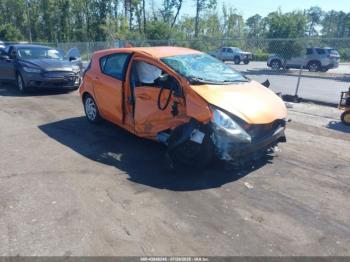  Salvage Toyota Prius c