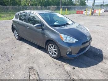  Salvage Toyota Prius c
