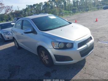  Salvage Chevrolet Sonic