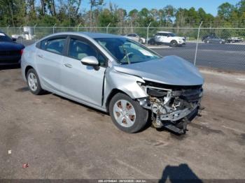  Salvage Chevrolet Cruze
