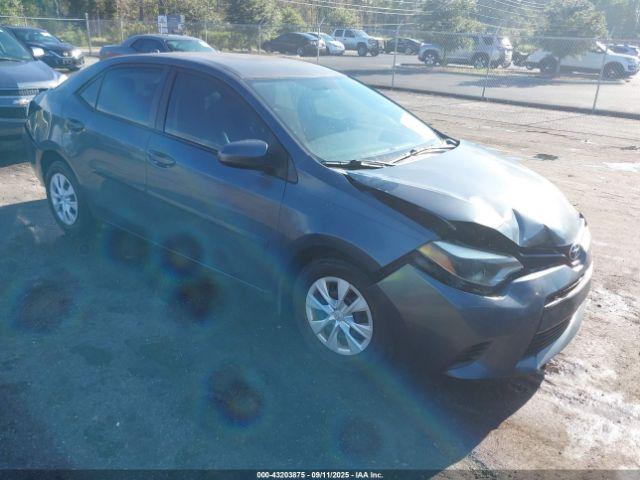  Salvage Toyota Corolla