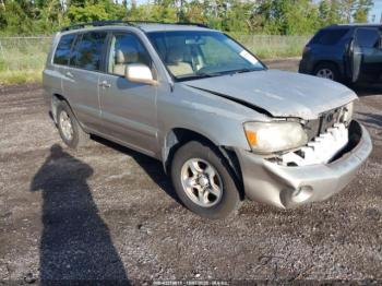  Salvage Toyota Highlander