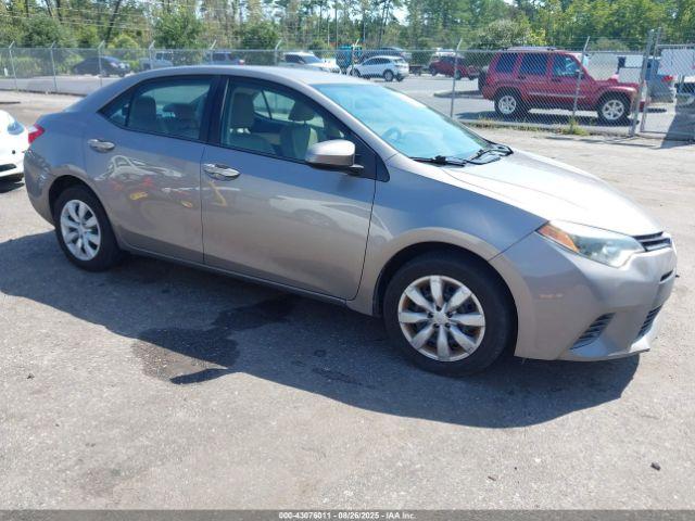  Salvage Toyota Corolla