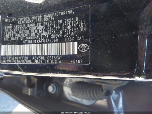 Toyota Camry Se Image 7