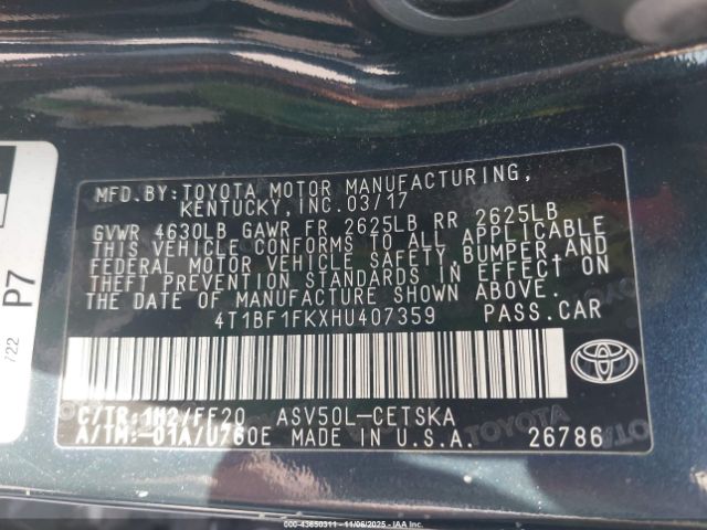 Toyota Camry Se Image 15