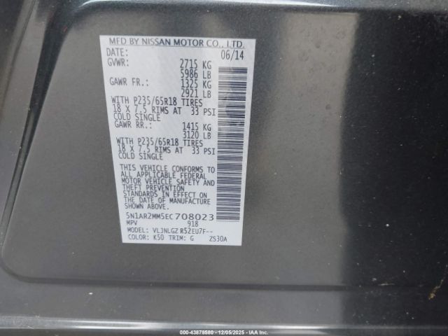 Nissan Pathfinder Sl Image 8