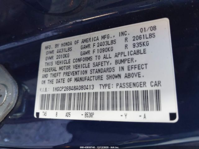 Honda Accord 2.4 Ex-l Image 6