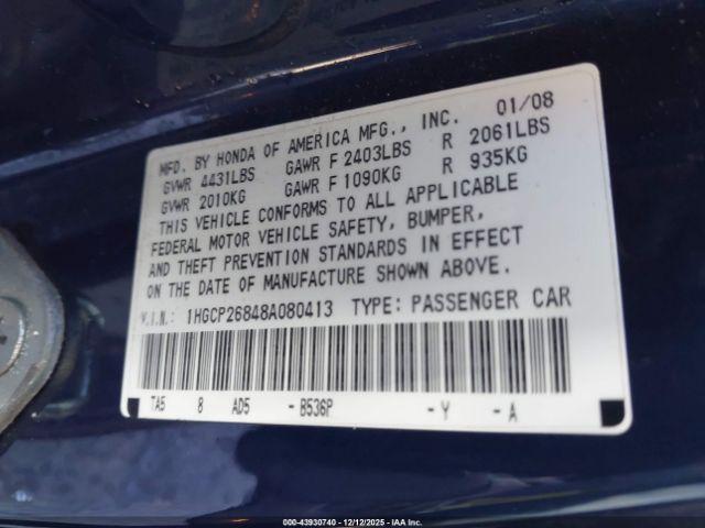 Honda Accord 2.4 Ex-l Image 6