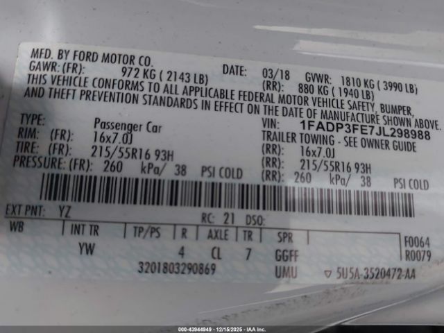 Ford Focus Se Image 5