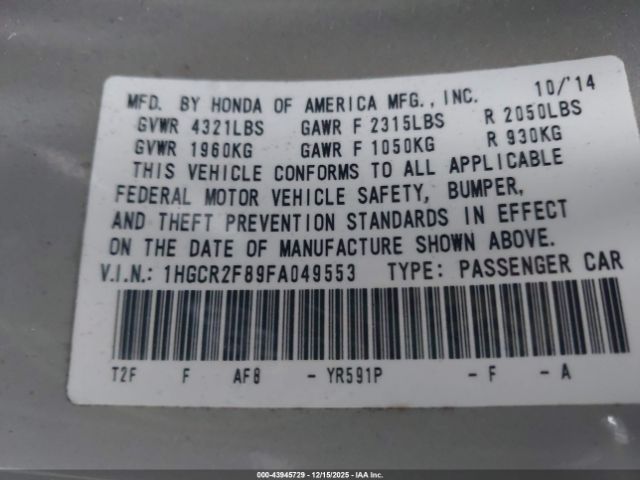 Honda Accord Ex-l Image 2