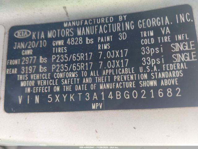 Kia Sorento Lx Image 2