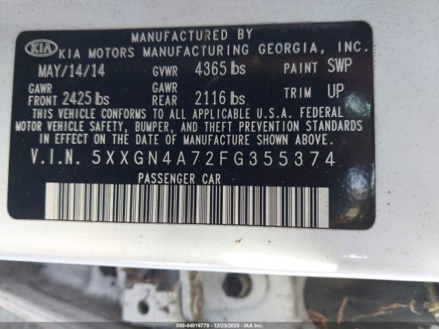 Kia Optima Ex Image 2