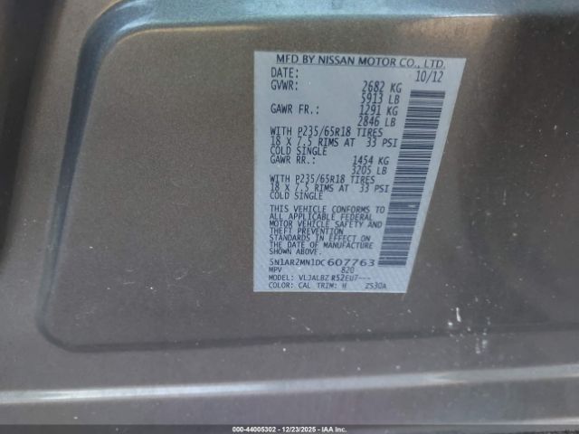 Nissan Pathfinder S Image 5