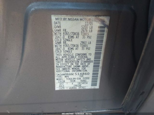 Nissan Xterra S Image 7