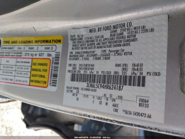 Lincoln MKZ Select Image 17