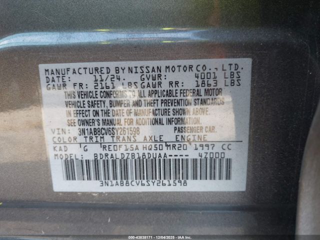 Nissan Sentra Sv Image 3