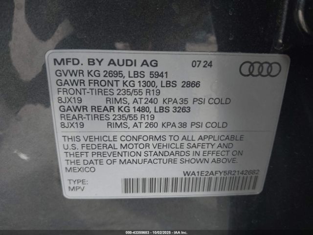 Audi Q5 Premium Plus 55 Tfsi E S Line Quattro S Tronic Image 3