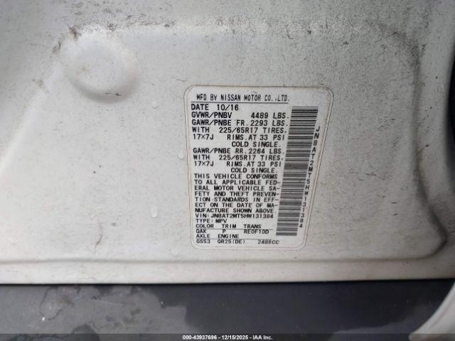 Nissan Rogue S Image 8