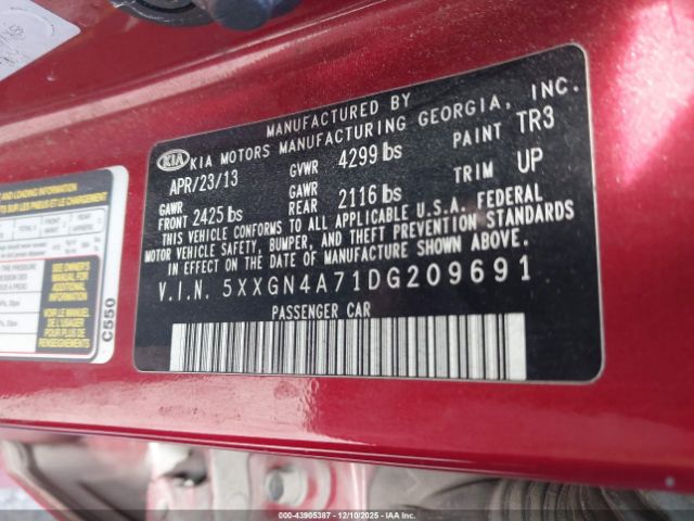 Kia Optima Ex Image 8