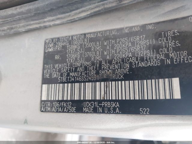 Toyota Tundra Sr5 V8 Image 12