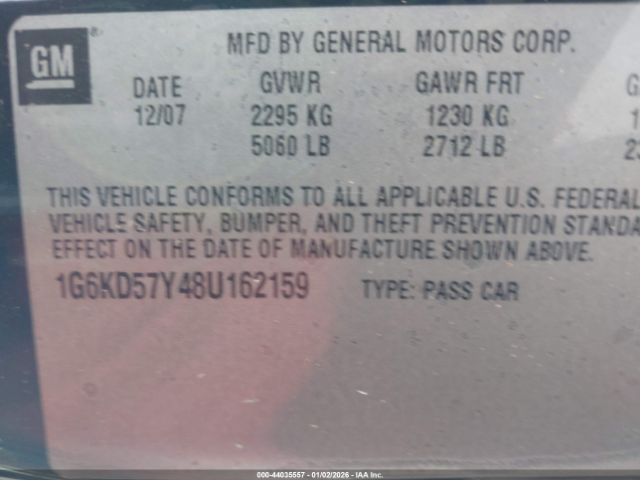 Cadillac DTS 1sc Image 4