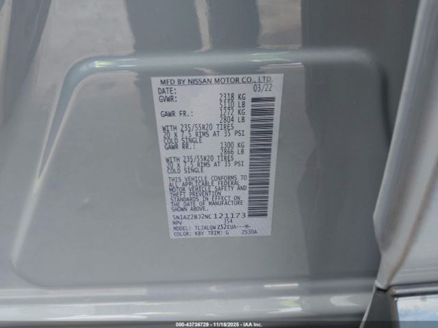 Nissan Murano Sv Fwd Image 5