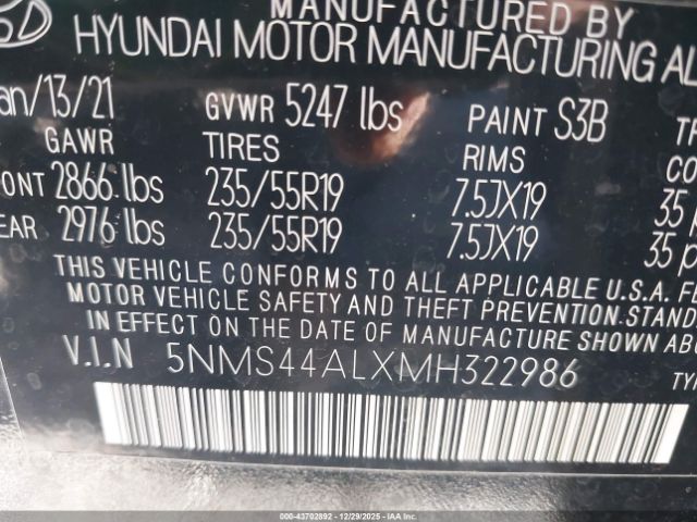 Hyundai SANTA FE Limited Image 15