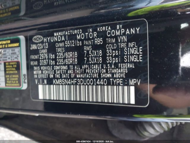 Hyundai SANTA FE Gls Image 12