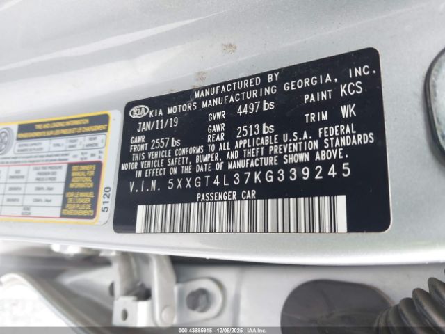 Kia Optima Lx Image 8