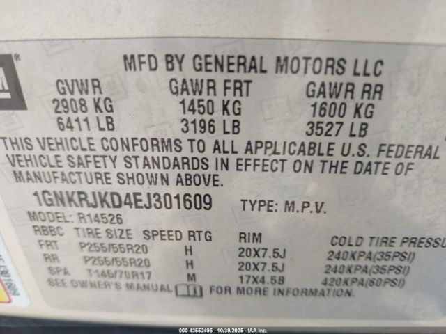 Chevrolet Traverse Ltz Image 13