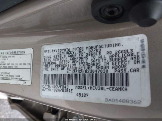 Toyota Camry Le V6 Image 8